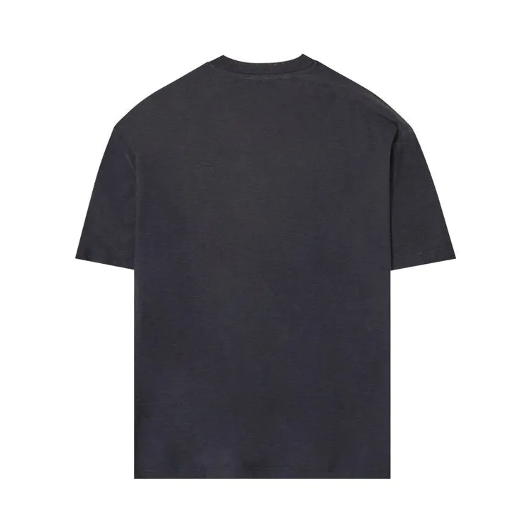 Acne Studios Logo 'Faded Black' T-Shirt, black