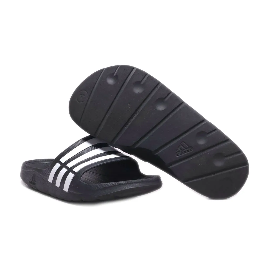 Adidas Flat Sandals Rubber Black Colour For Kids