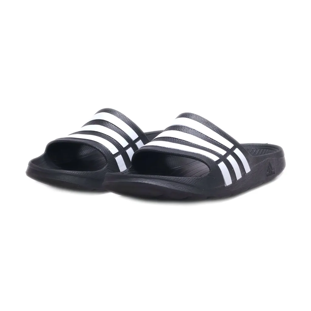 Adidas Flat Sandals Rubber Black Colour For Kids