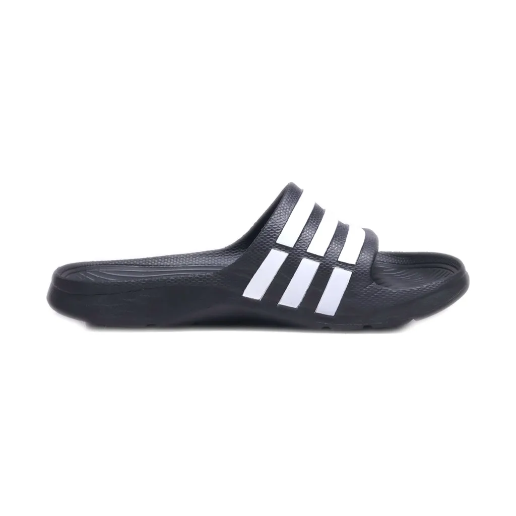 Adidas Flat Sandals Rubber Black Colour For Kids