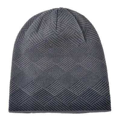 Aidase Winter Hats For Men Beanies Bonnet Knitted Men's Casual Bonnets Plaid Gorras Warm Thicker Double Layer Skullies Caps Gorro