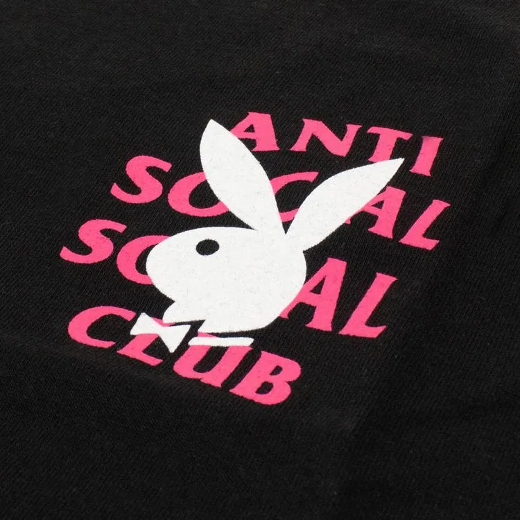 Anti Social Social Club x Playboy Remix T-Shirt 'Black', black