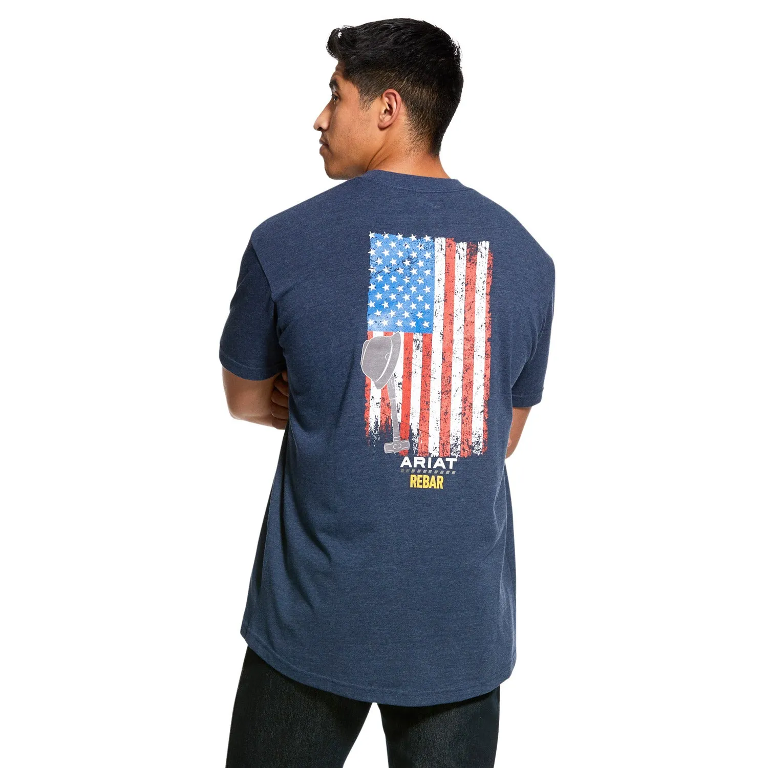 Ariat Men's Rebar Cotton Strong American Grit T-Shirt