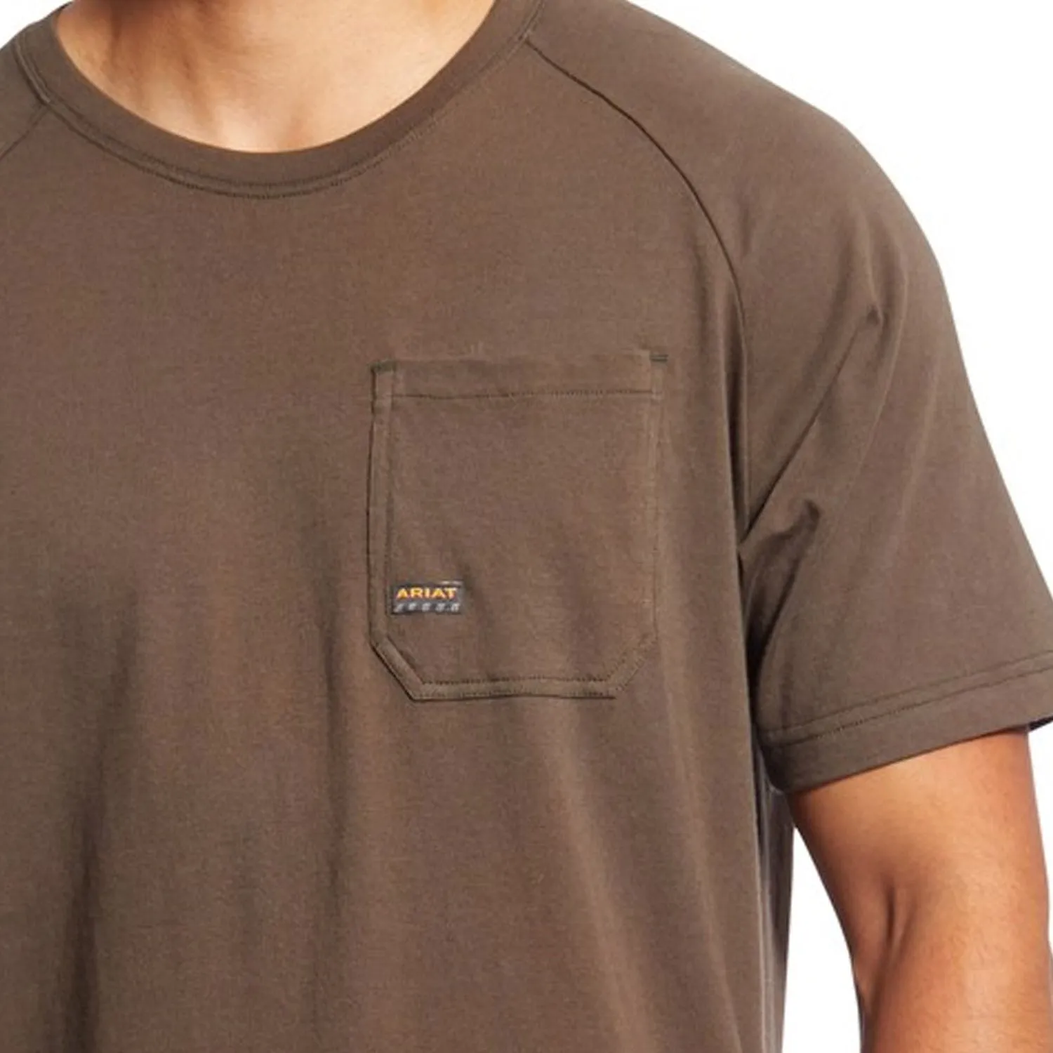 Ariat Men's Rebar CottonStrong T-Shirt_Moss