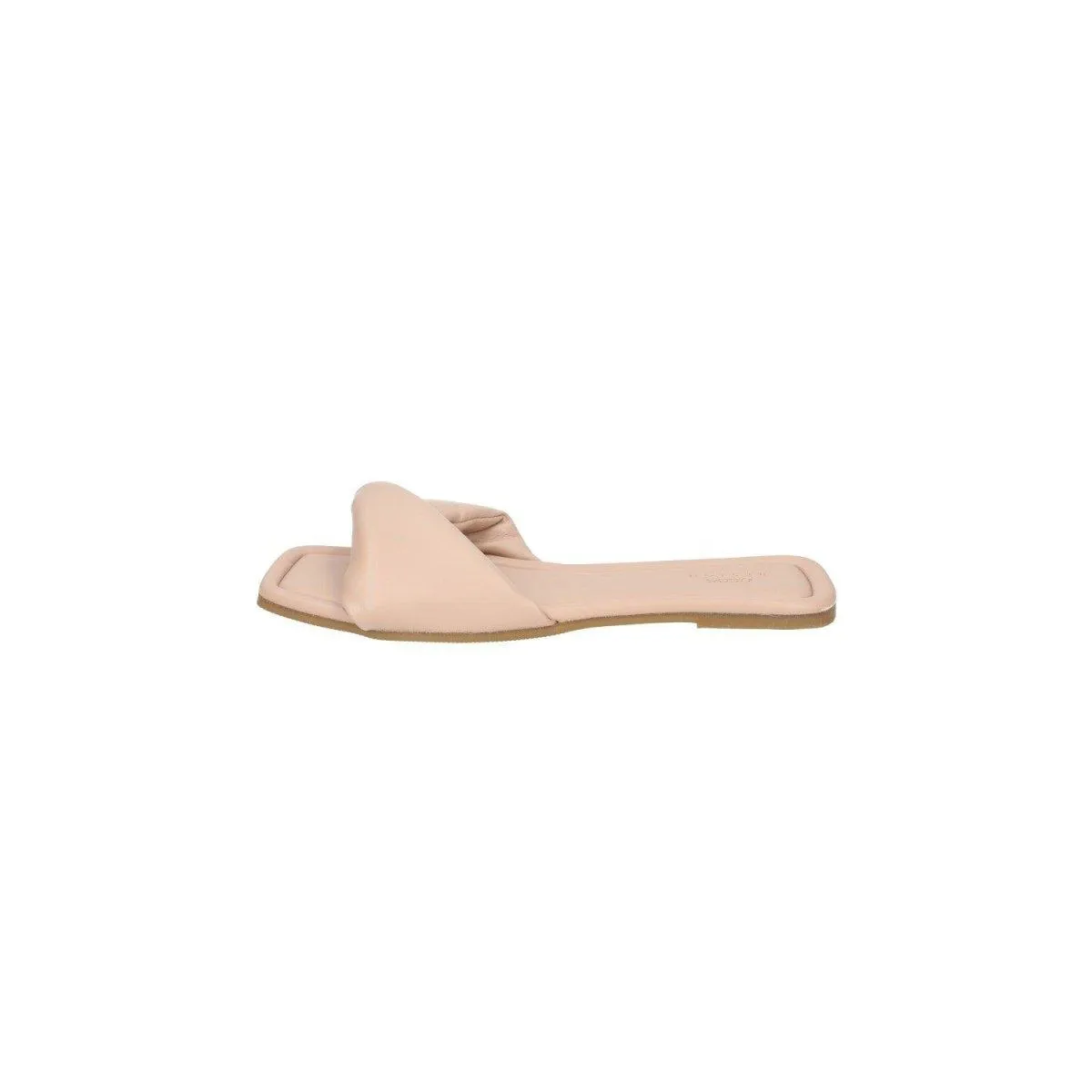 Asos Flat Sandals Leather Pink Colour For Women