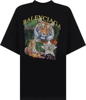 Balenciaga Worn Out T-Shirt 'Black', Black