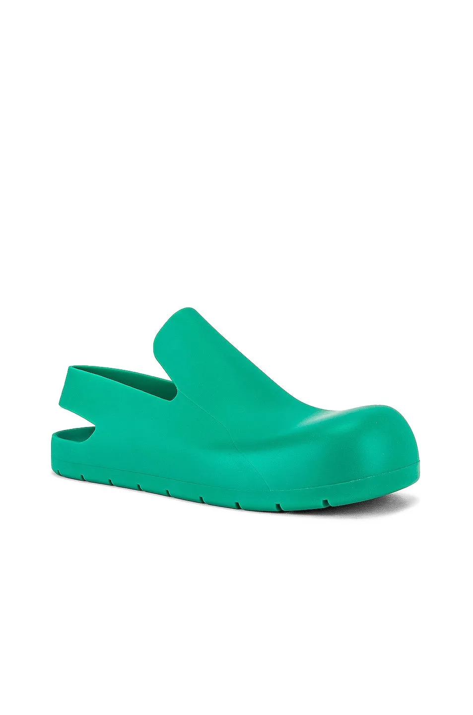 Bottega Veneta Puddle Slippers, turquoise