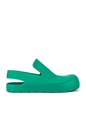 Bottega Veneta Puddle Slippers, turquoise