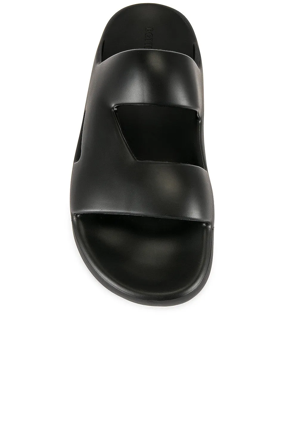 Bottega Veneta Sandal Gel Rubber slides, black