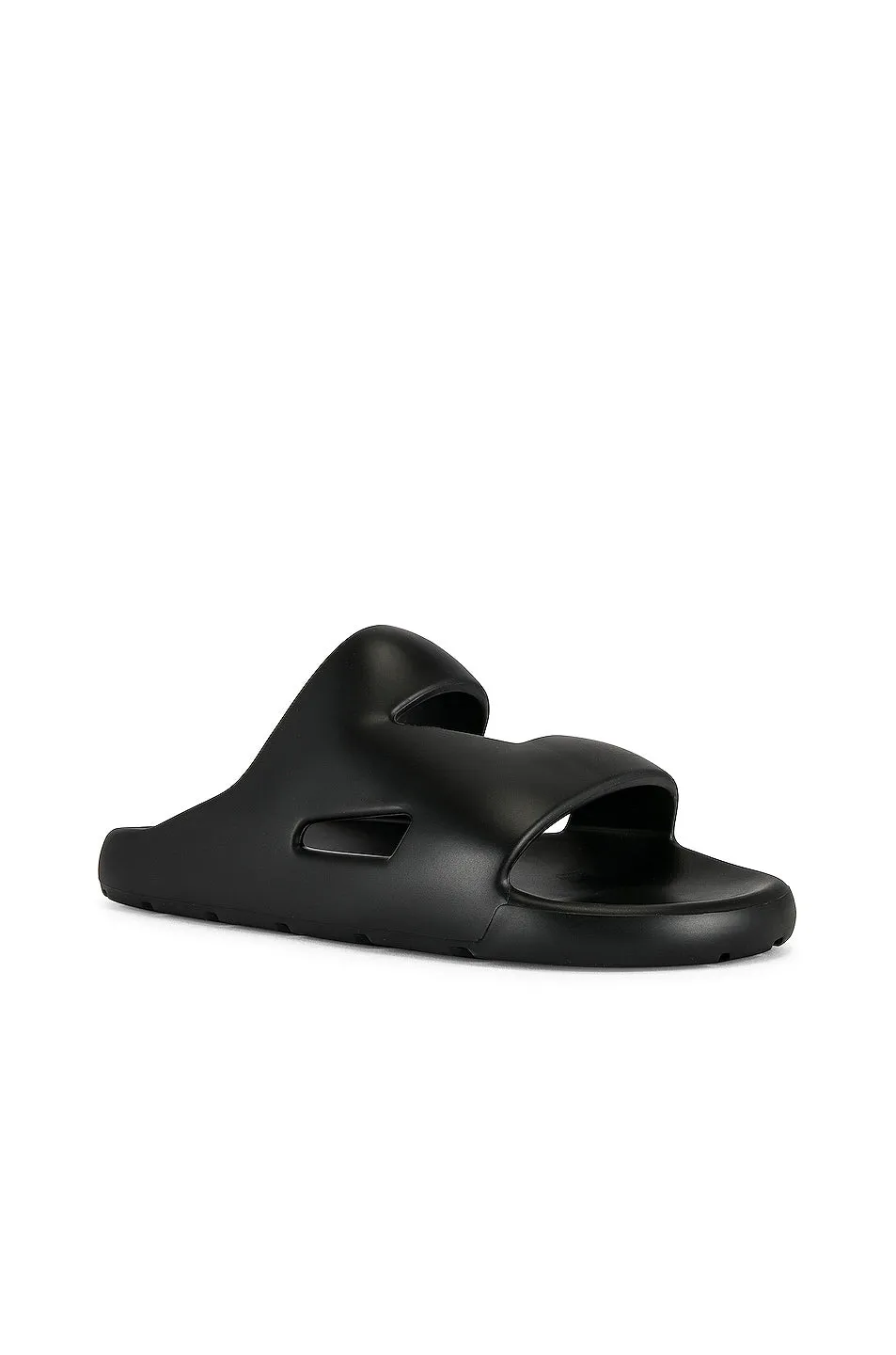 Bottega Veneta Sandal Gel Rubber slides, black