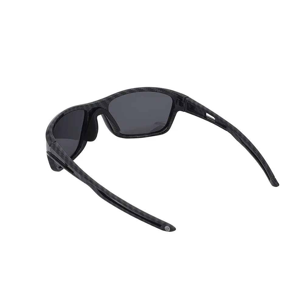 Carlton London Premium Black Toned Polarised And Uv Protected Lens Sports Sunglasses For Men