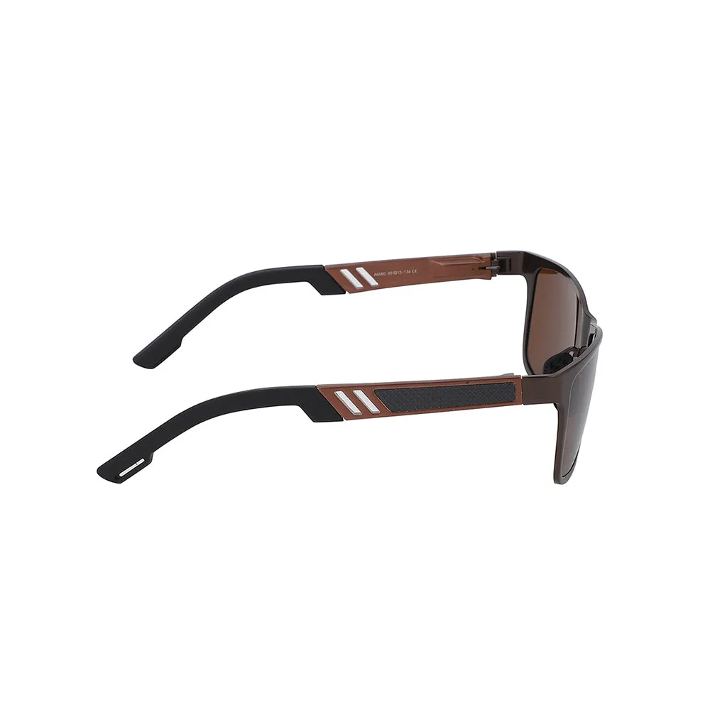 Carlton London Premium Brown Toned Polarised And Uv Protected Lens Square Sunglasses For Men