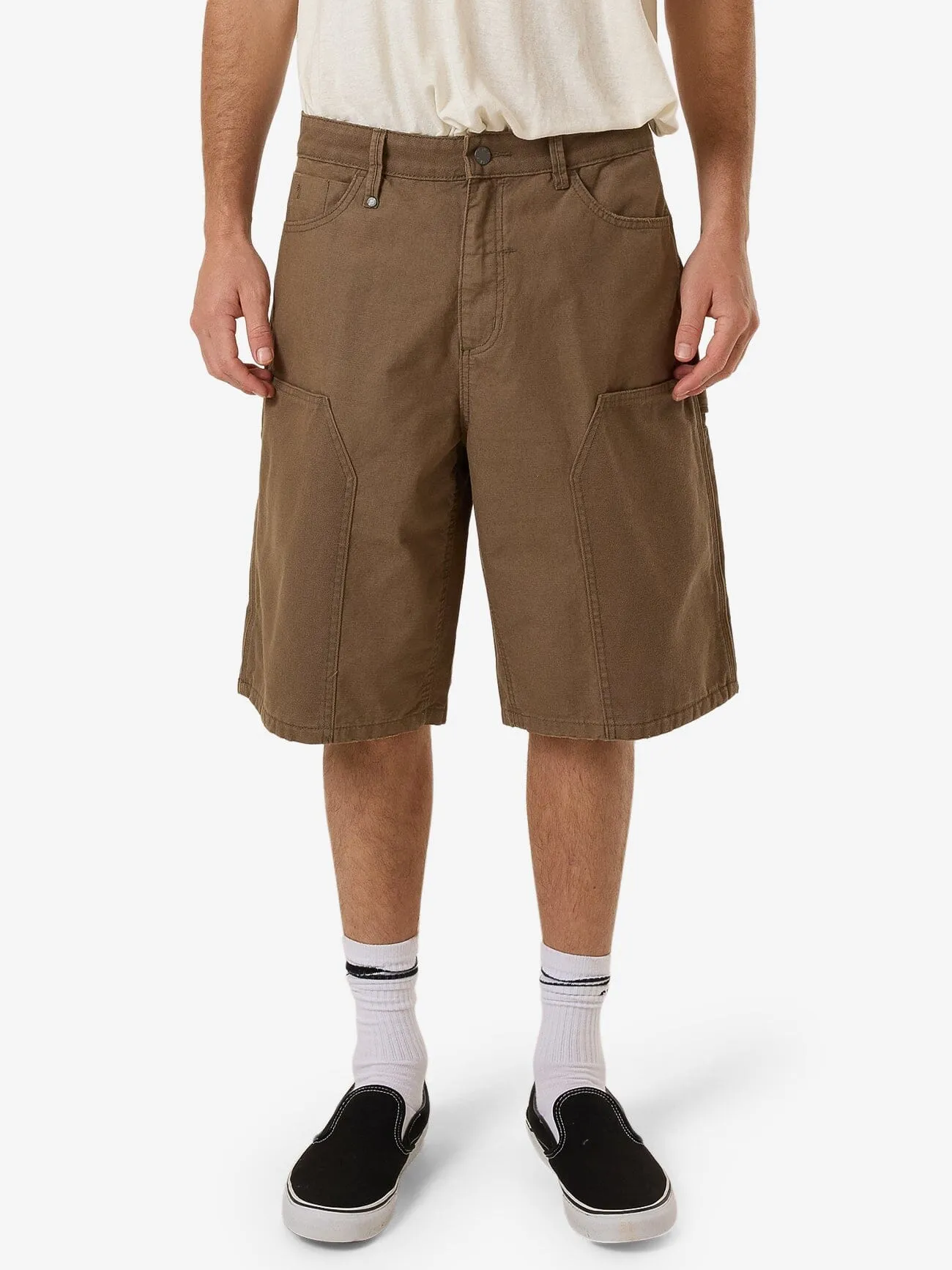 Carpenter Big Slacker Double Knee Short - Desert