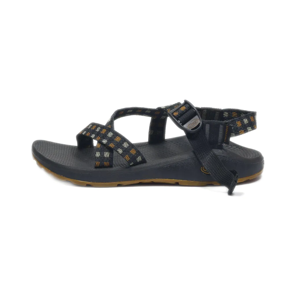 Chaco Cloud Flat Sandals Fabric Black Colour For Women