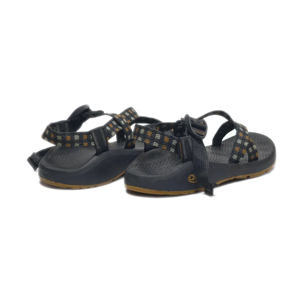 Chaco Cloud Flat Sandals Fabric Black Colour For Women