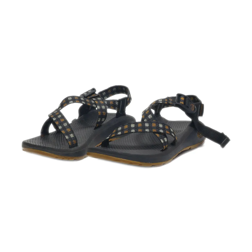 Chaco Cloud Flat Sandals Fabric Black Colour For Women