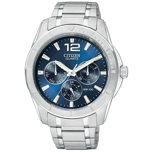 Citizen® Men's Blue Dial Silver-Tone