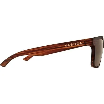 Clarke Kaenon Ultra Polarized Sunglasses, Hazelnut/Ultra Brown 12%