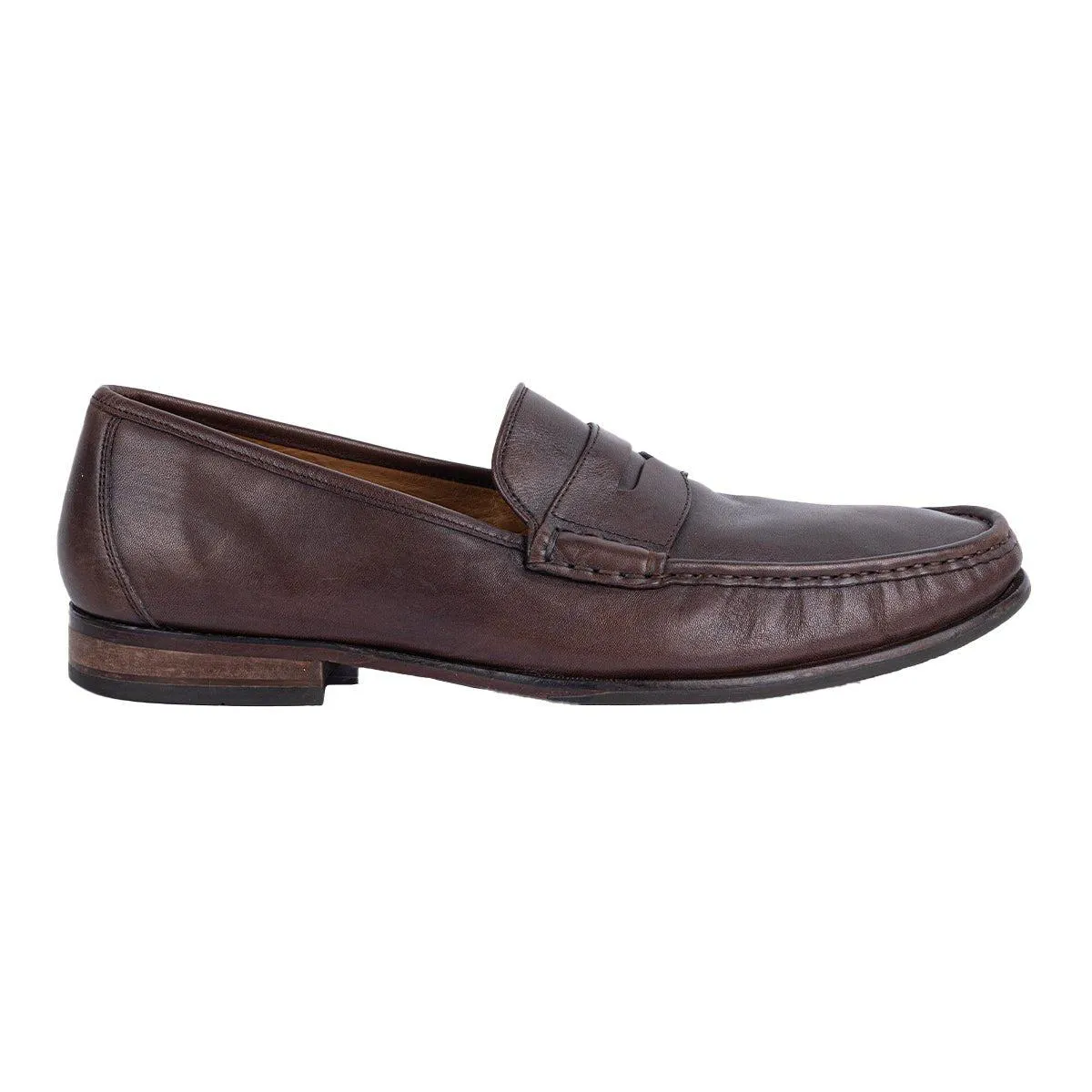 Cole Haan Pinch Penny Formal Slip Ons Leather Brown Colour For Men