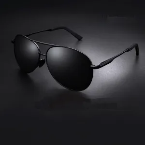 Color Changing Aviation Metal Frame Polarized Sunglasses