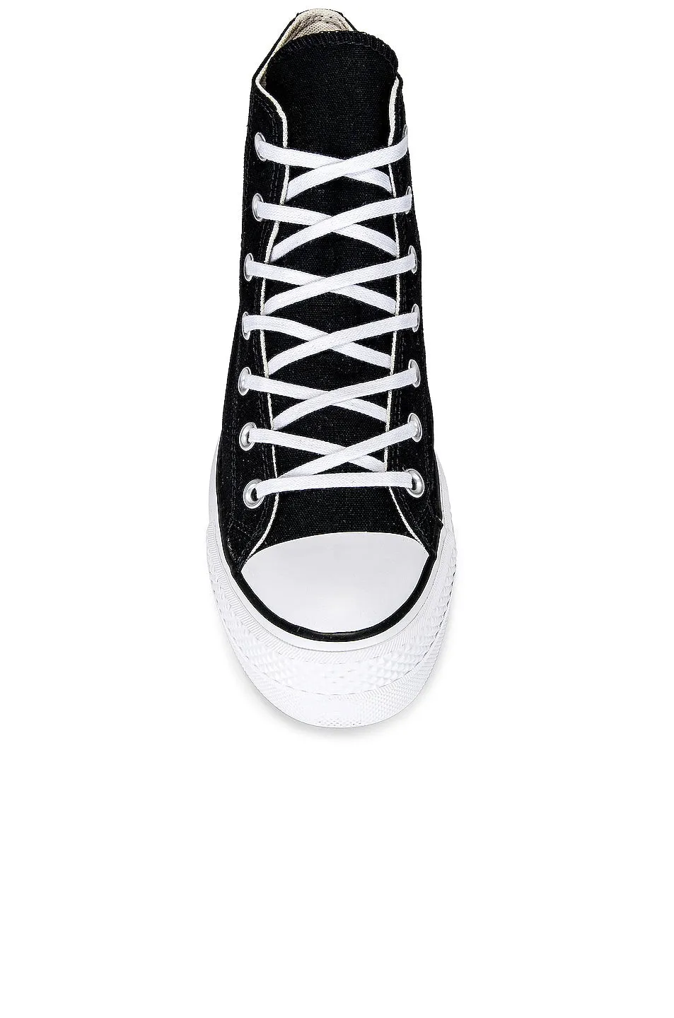 Converse Chuck Taylor All Star Platform Canvas Sneakers In Black & White