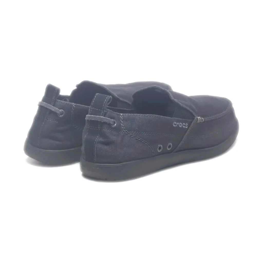 Crocs Walu Loafers Canvas Black Colour For Men