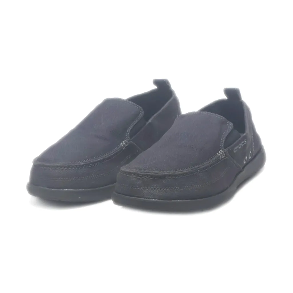 Crocs Walu Loafers Canvas Black Colour For Men