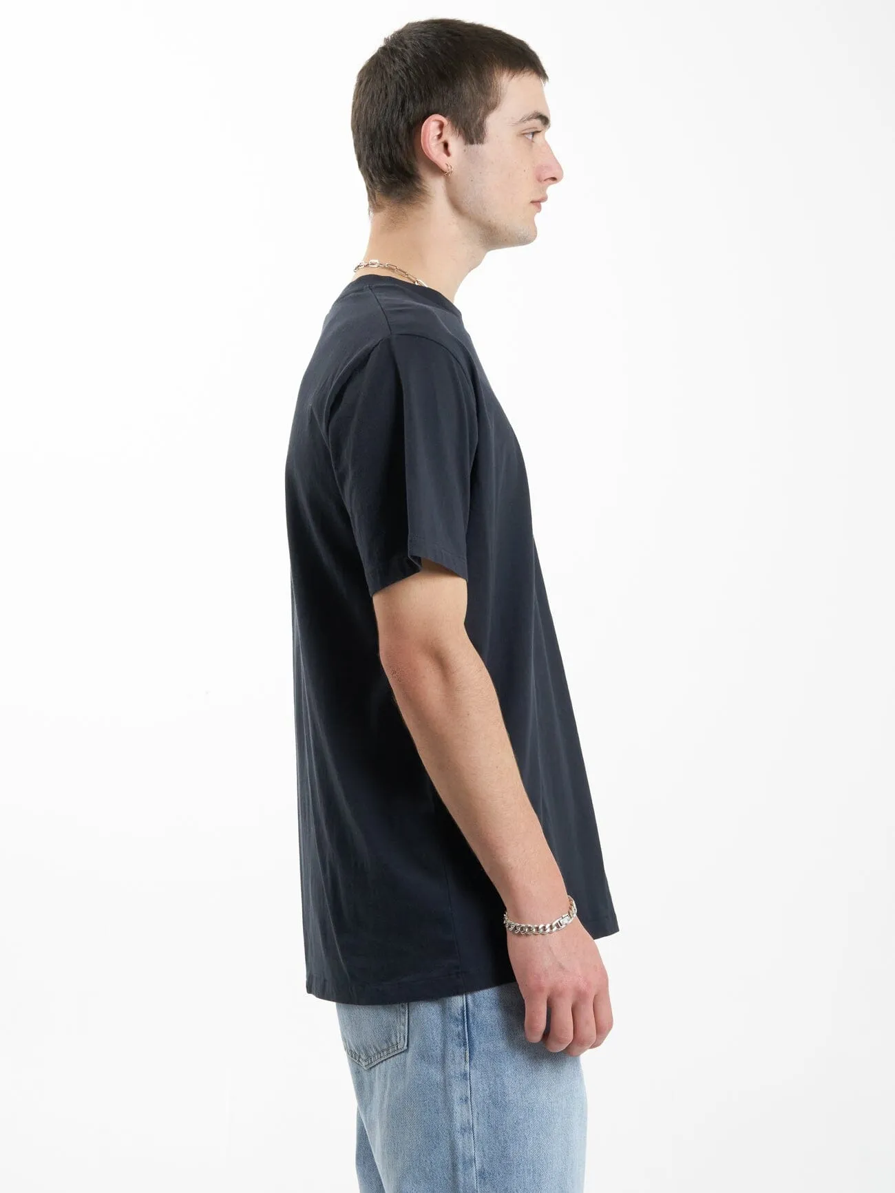 Easy Going Merch Fit Tee - Twilight Black