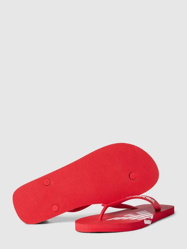 Finger separator with label, model Basic Emporio Armani, red