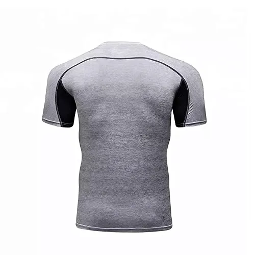 Fortitude Sports Short Sleeve Men's Compression Gym T-Shirt Rash Guard