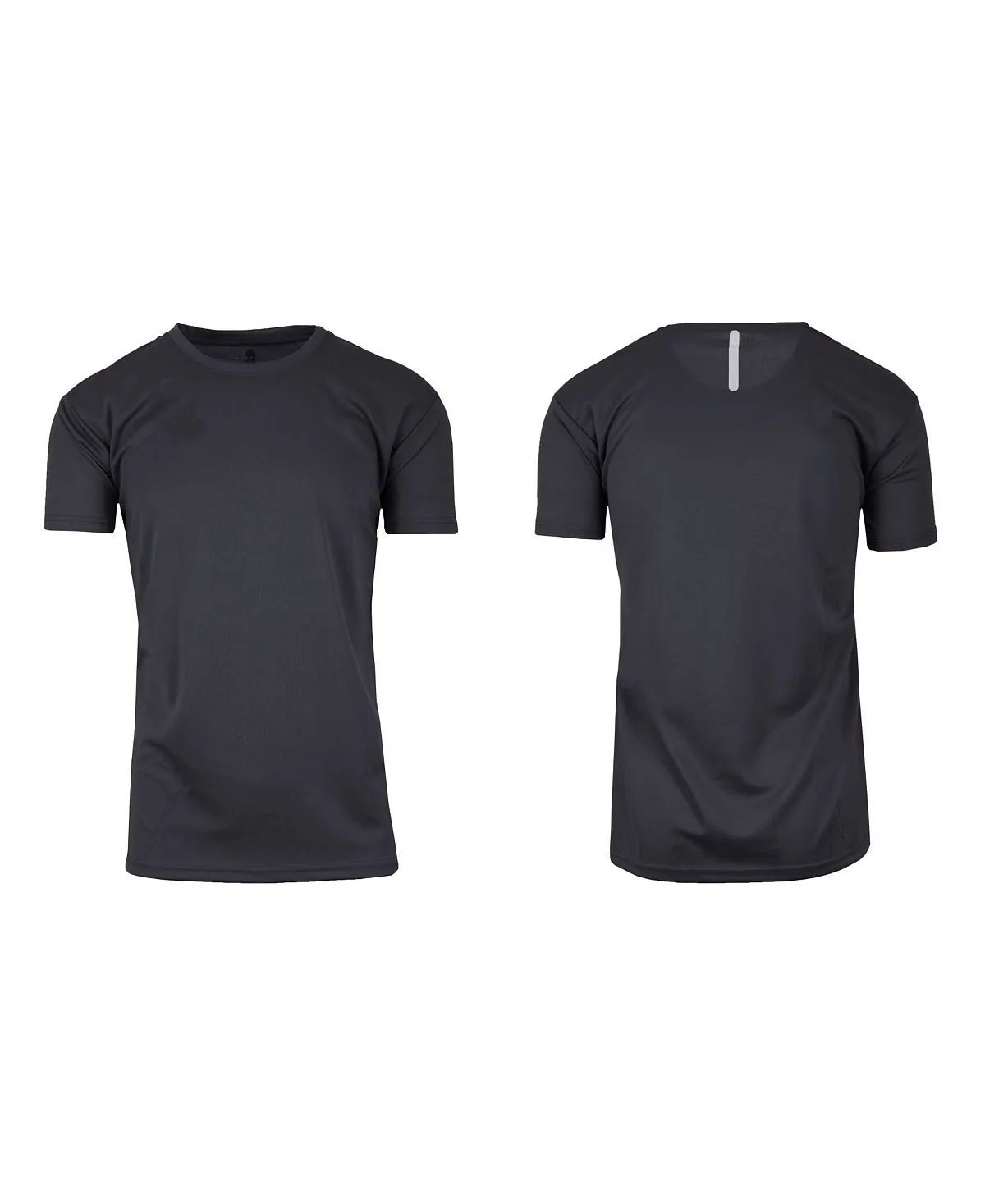 Galaxy By Harvic Men's Quick Dry Moisture Wicking Short Sleeve T-Shirt black