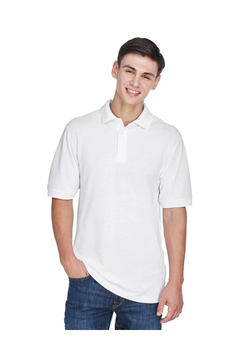 Harriton M265: Men's 56 oz Easy Blend Polo