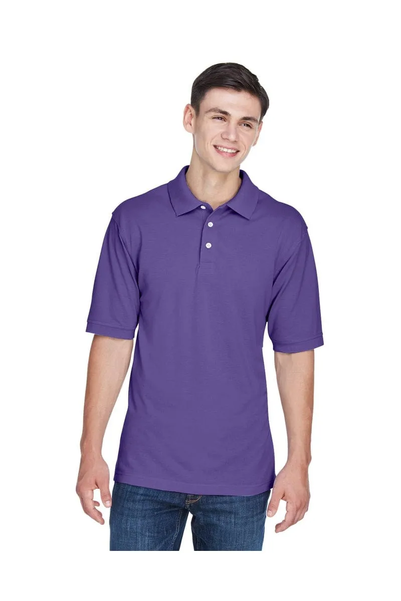 Harriton M265: Men's 56 oz Easy Blend Polo