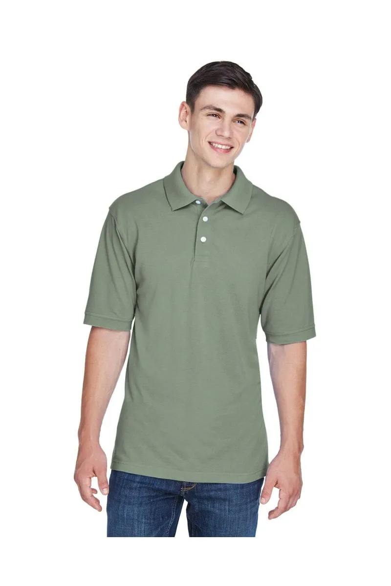 Harriton M265: Men's 56 oz Easy Blend Polo