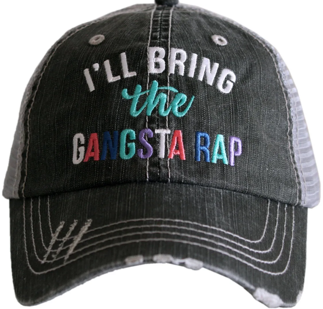 Hats Ill bring the alcohol Bail money Bad decisions Gangsta rap Wine Essentials Embroidered Personalize