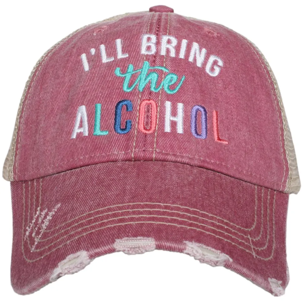 Hats Ill bring the alcohol Bail money Bad decisions Gangsta rap Wine Essentials Embroidered Personalize