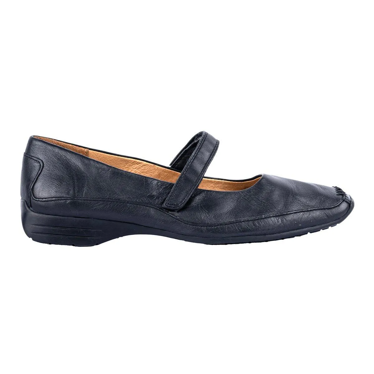 Hush Puppies Mary Jane Ballerinas Leather Black Colour For Women