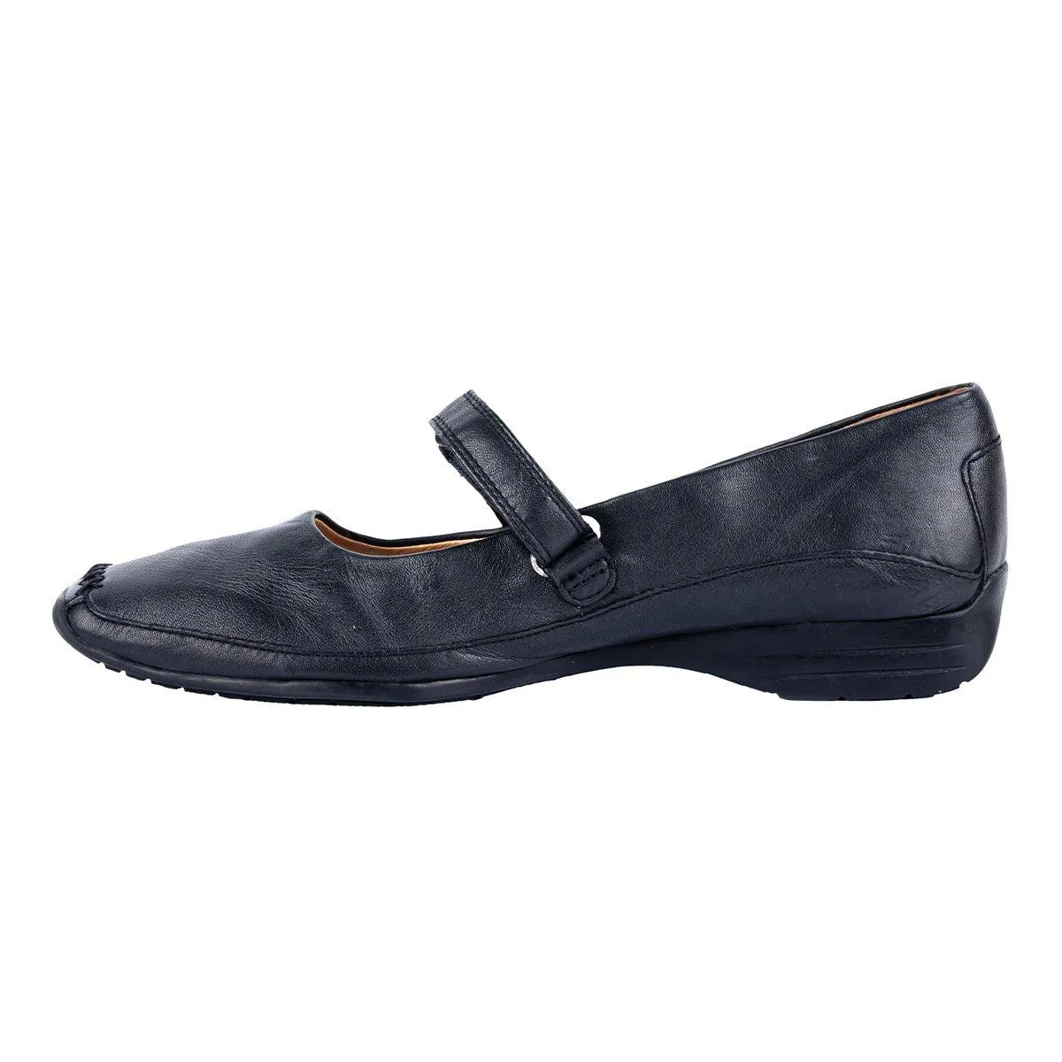 Hush Puppies Mary Jane Ballerinas Leather Black Colour For Women