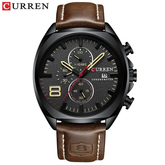 Luxury Men Watches, Military Analog Male Quartz Clock Men's Sport Wristwatch Waterproof Watch