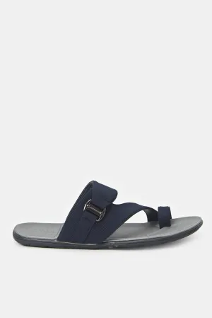 Men Navy Sandals