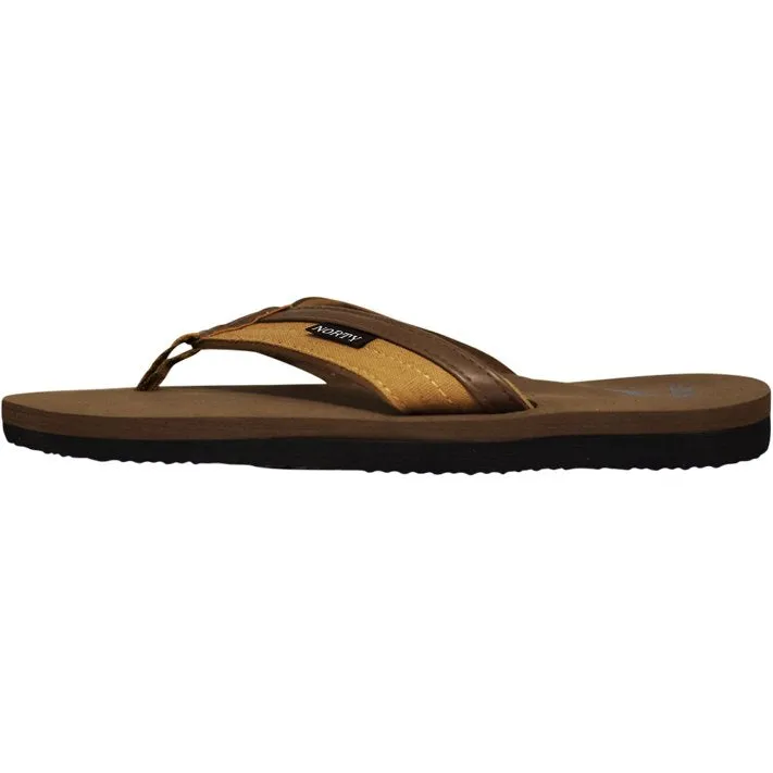 Mens Flip Flop Sandal Brown