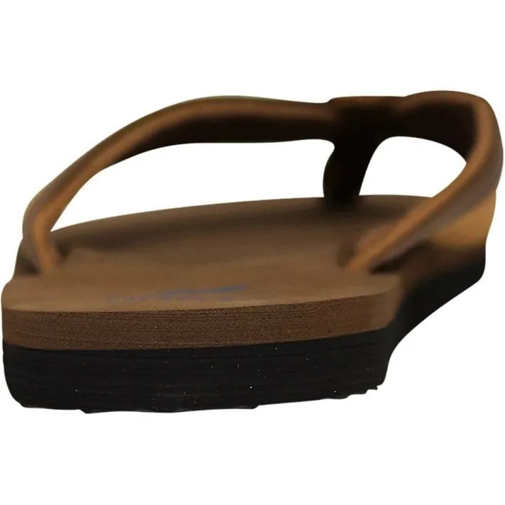 Mens Flip Flop Sandal Brown