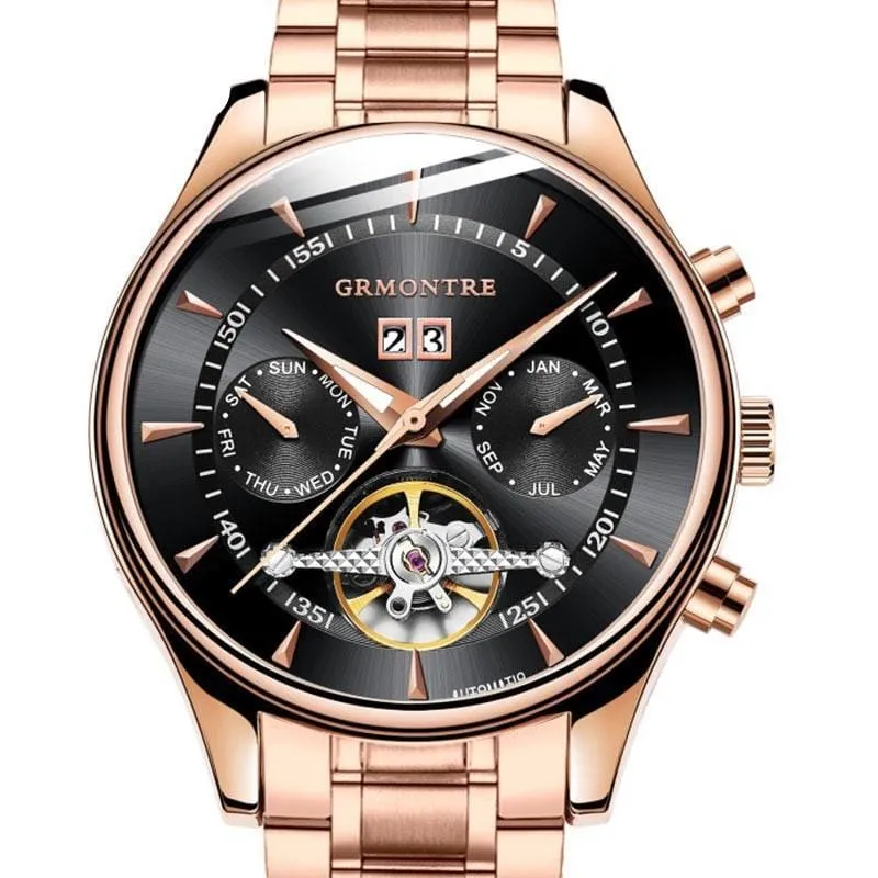 Men's Leather Mechanical Watches