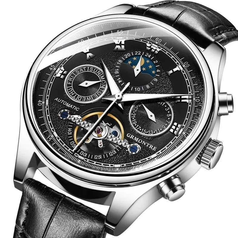 Men's Leather Mechanical Watches