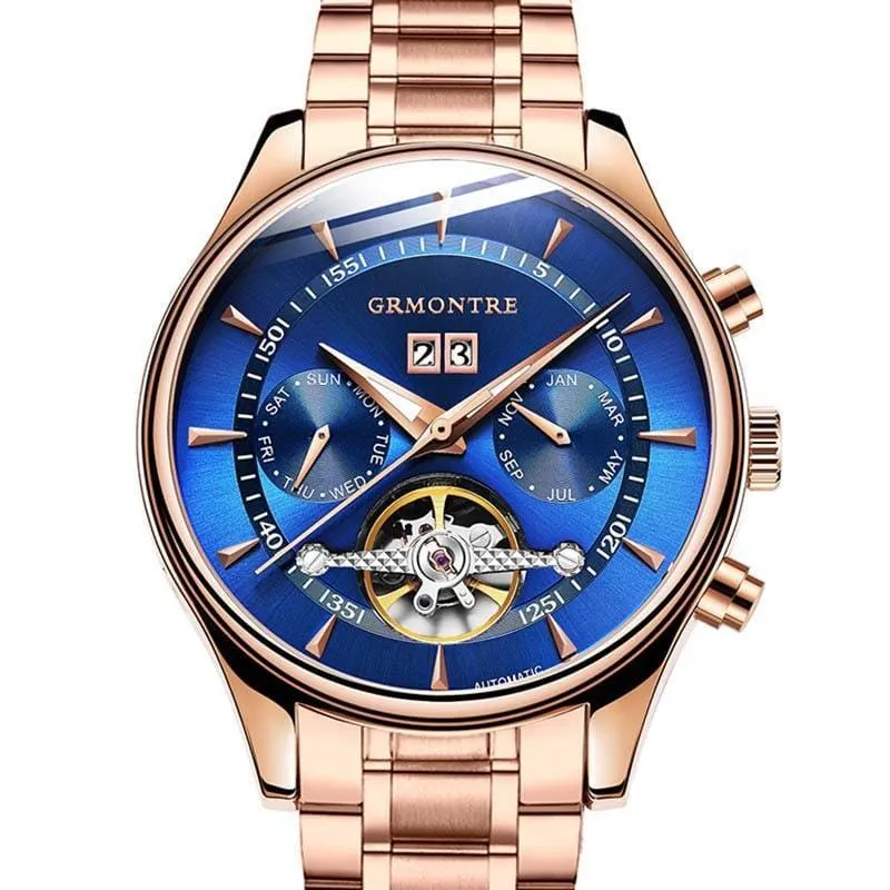 Men's Leather Mechanical Watches