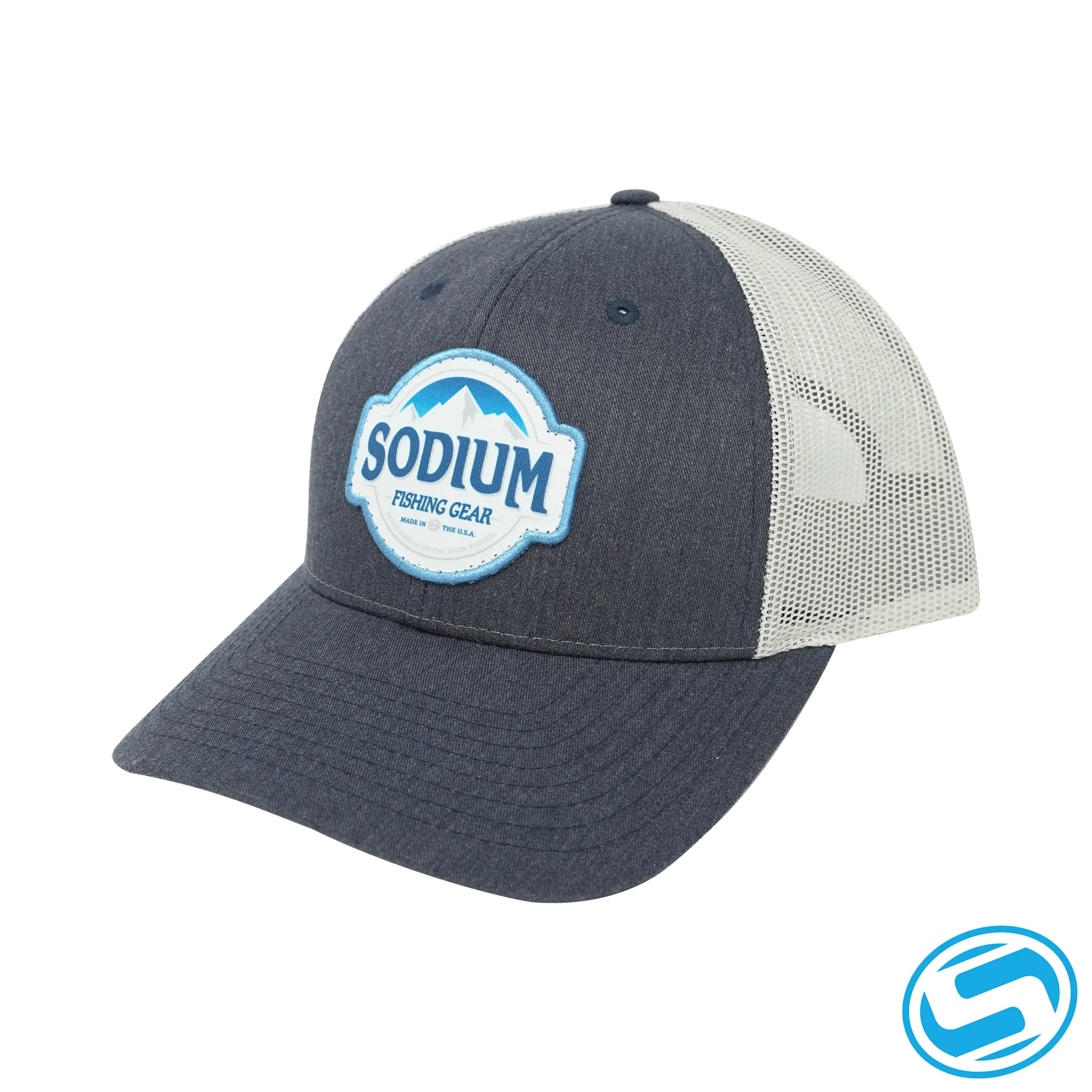 Men's Sodium White Mountains Trucker Adjustable Hat