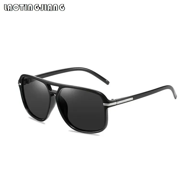 Men's Square Sunglasses Polarized Retro Sun Glasses Brand Designer Sunglasses For Men Women Driving Shades Male Anti-glare UV400