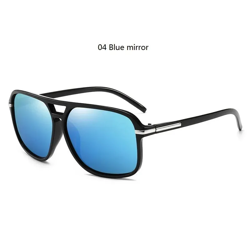 Men's Square Sunglasses Polarized Retro Sun Glasses Brand Designer Sunglasses For Men Women Driving Shades Male Anti-glare UV400