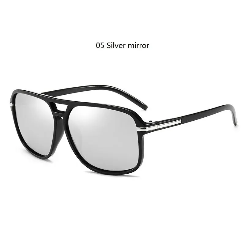 Men's Square Sunglasses Polarized Retro Sun Glasses Brand Designer Sunglasses For Men Women Driving Shades Male Anti-glare UV400