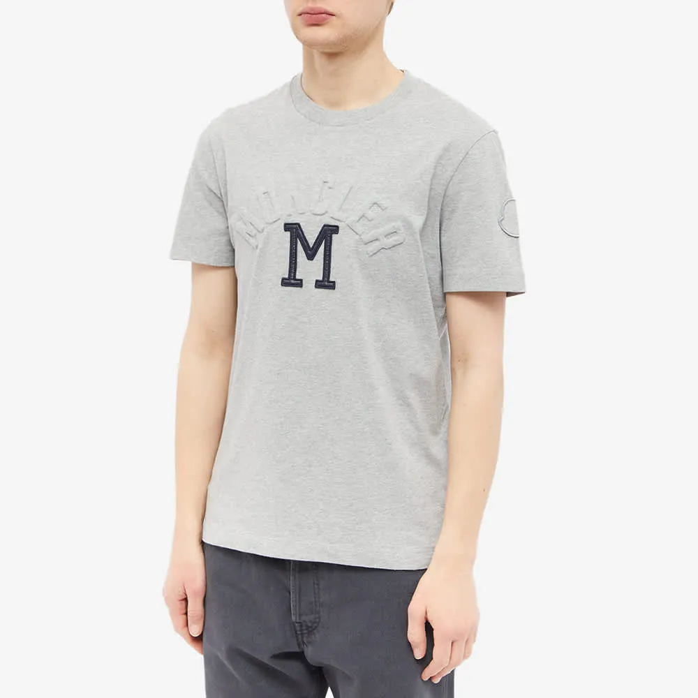 Moncler M Embossed Logo Tee